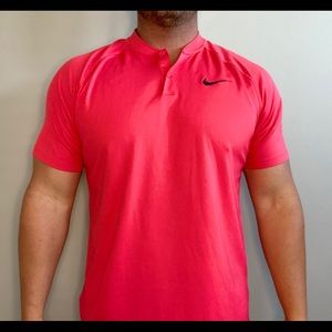 Nike DriFit Golf Shirt Electric Red